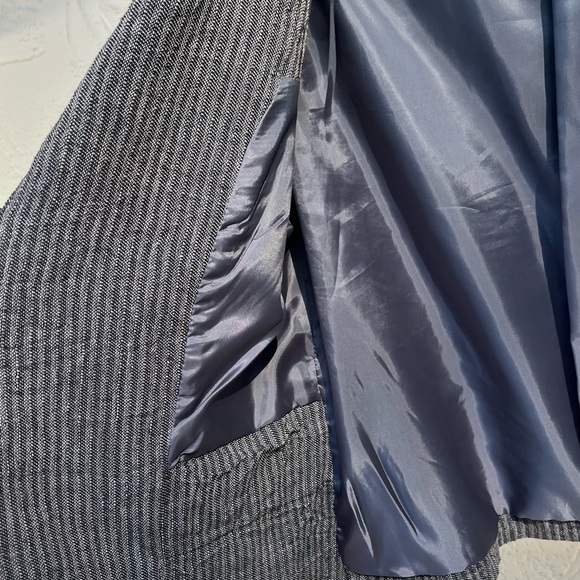 Cannisse French design Blazer & Pants set, Wool/Cotton blend. Size 2 (US 6/8) - Picture 6 of 17